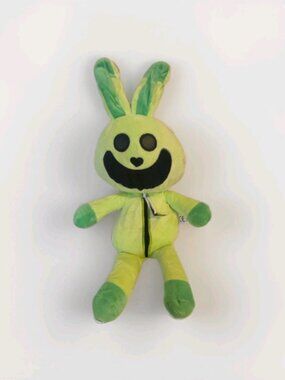 Smile Critters Doll Plush Hoppy Hopscotch Toy Green Rabbit New without tags